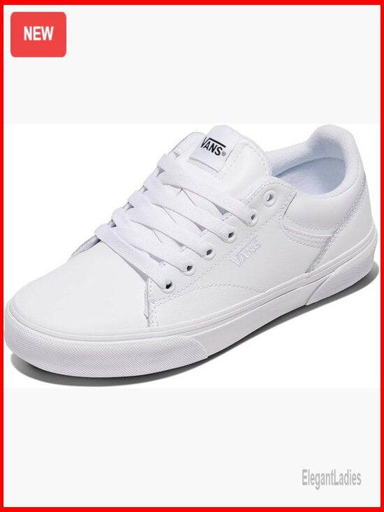 Shoes - Retro Low-Top Sneakers, Canvas & Leather, Padded Comfort, Casual Wear